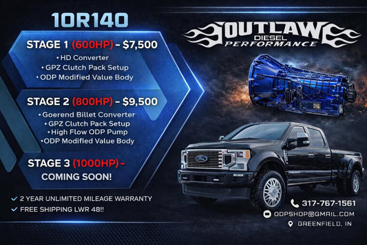 10R140 Stage 1. 600HP